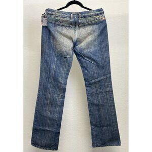 Diesel Crossim Low Rise Pocketless Bootcut Flare Denim Jeans Size 30x34